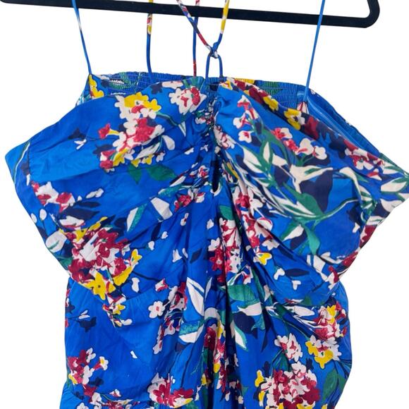 NEW Anthropologie Plus Size Emily Halter Mini Dress Blue Pockets Halter 3X $140 - Picture 11 of 16